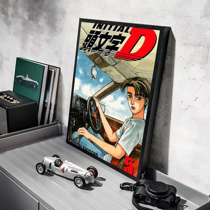 Initial D Car Wall Art