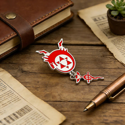 Fullmetal Alchemist Flamel Enamel Pin