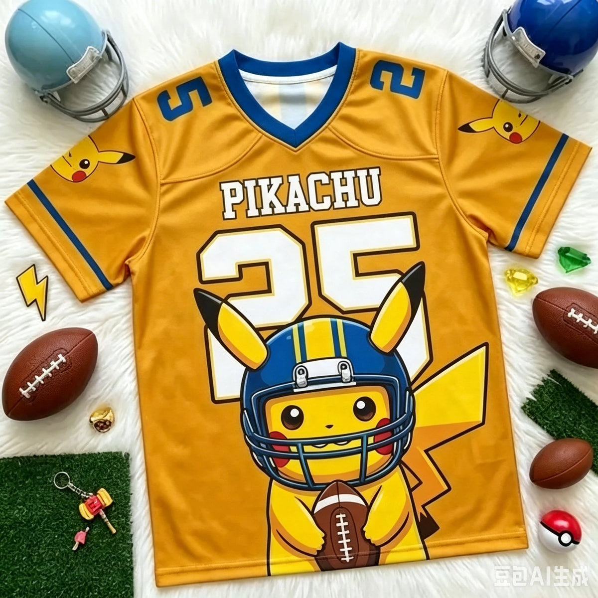 Pokemon Mewtwo Football Jersey
