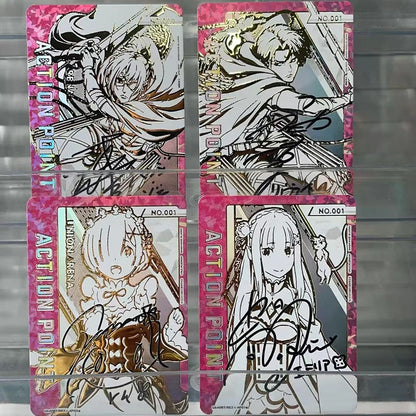 Union Arena Attack On Titan Anime Collection Card Levi Ackerman Hange Zoe Signature Card Textured Refractive Flash Card Kid Gift