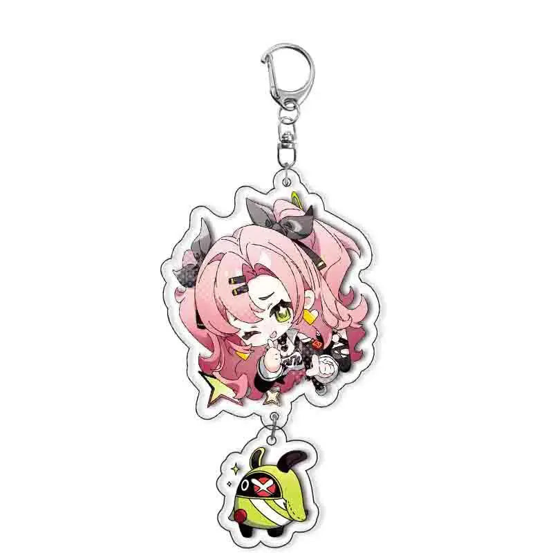 Game Zenless Zone Zero Nekomiya Mana Cosplay Costumes Acrylic Keychain