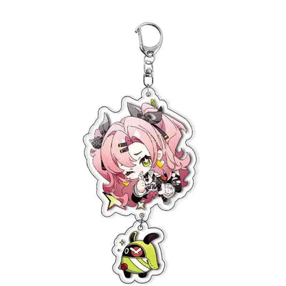 Game Zenless Zone Zero Nekomiya Mana Cosplay Costumes Acrylic Keychain