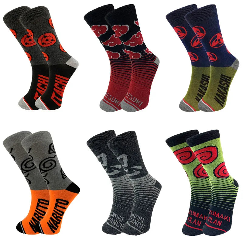 Naruto Akatsuki Long Socks