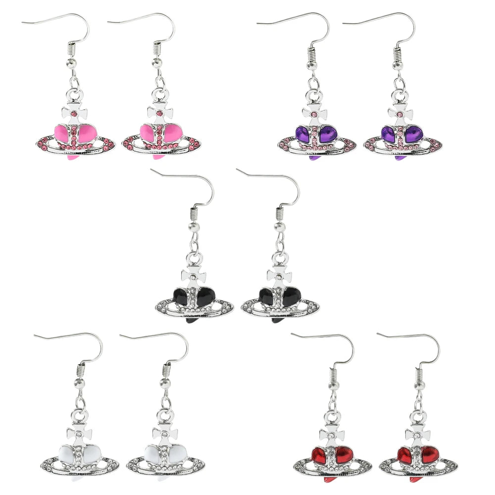 Anime Oosaki Nana Saturn Earrings
