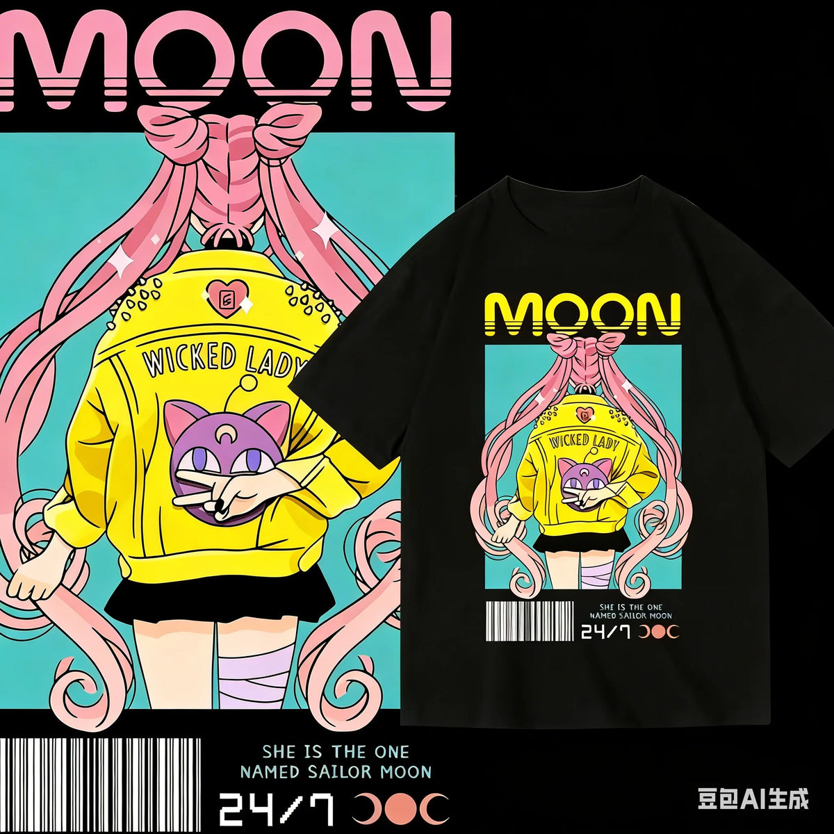 Sailor Moon Graphic T-Shirt