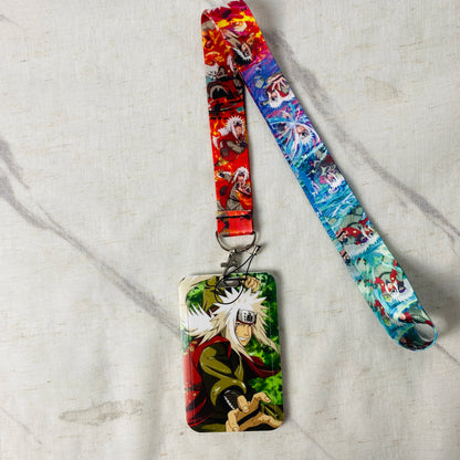 Anime Cartoon Credential Holder Lanyard