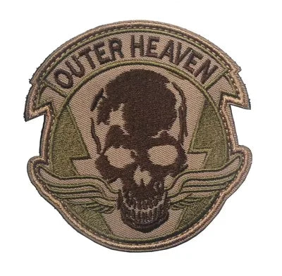 Metal Gear Solid MGS 5 Diamond Dogs Special Force Group Ghost Embroidered Patch Stripes sticker for clothing Patches