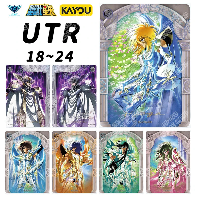 Kayou Saint Seiya Card Full Series Rare BP MR QR UR PR AR SSR SR R UTR Card Anime Collection Card Game Children's Toy Gift