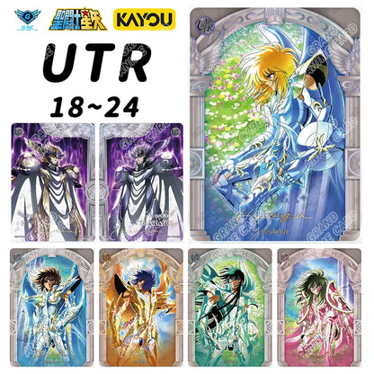 Kayou Saint Seiya Card Full Series Rare BP MR QR UR PR AR SSR SR R UTR Card Anime Collection Card Game Children's Toy Gift
