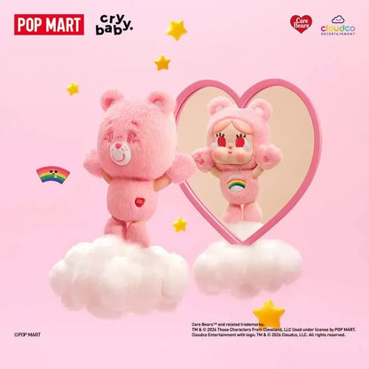 POP MART CRYBABY Care Bears Series Vinyl Plush Pendant Mystery Box Genuine Blind Box Guess Toys Bag Ornament Cute Figurines