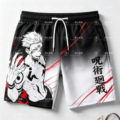 Jujutsu Kaisen Ryomen Sukuna Board Shorts