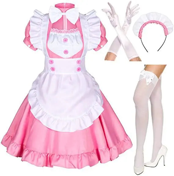 Black White Cat Maid Outfit