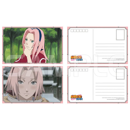Brdwn Naruto Uchiha Sasuke Obito Sakura China Official Authorization Cosplay Growth Series Postcard
