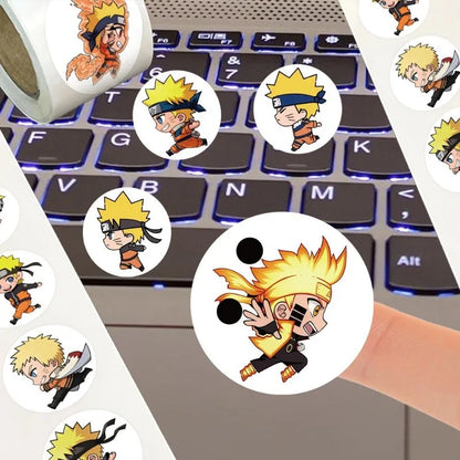 Naruto sticker Sasuke Uchiha and Uzumaki Naruto fashionable cartoon high-appearance-value stickers for DIY journals decoration
