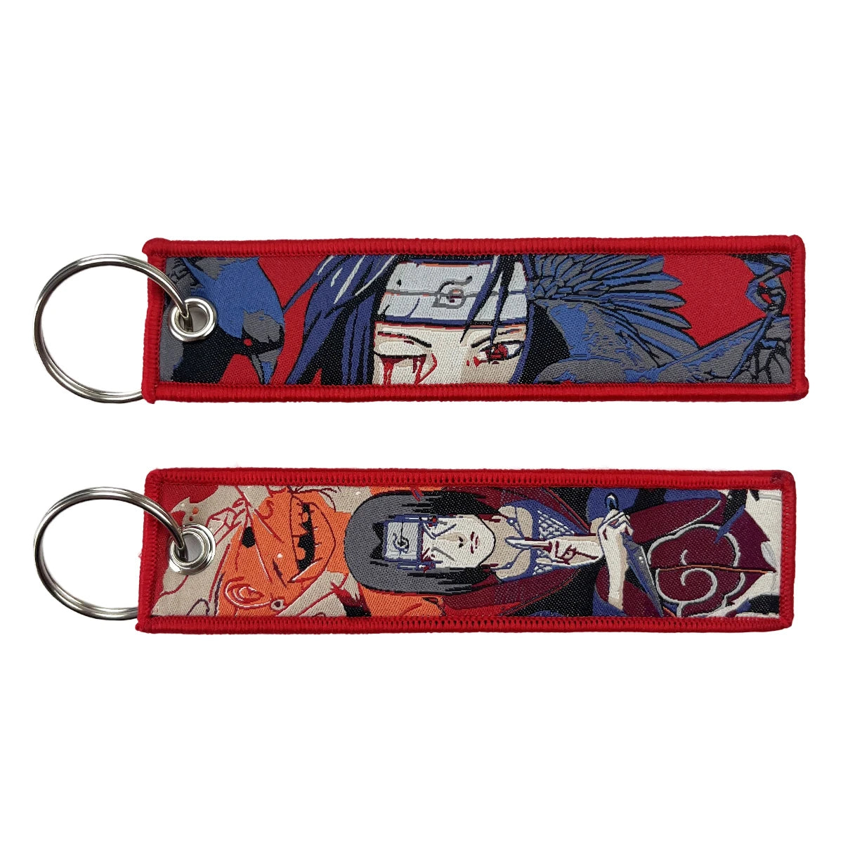 Anime Girls Embroidery Keychain