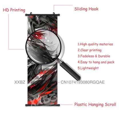 Naruto Hyuga Hinata Canvas Scroll