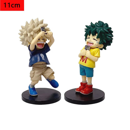 New 2026 11CM Anime meu herói academia figura midoriya izuku bakugou katsuki figura de ação coleção modelo brinquedo presente