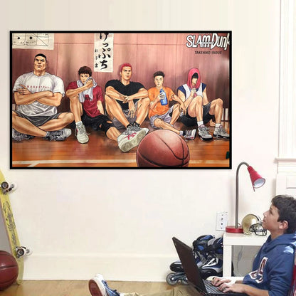 Slam Dunk Sakuragi Canvas Poster