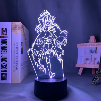 Anime 3d Light Fate Stay Night Saber for Bedroom Decor