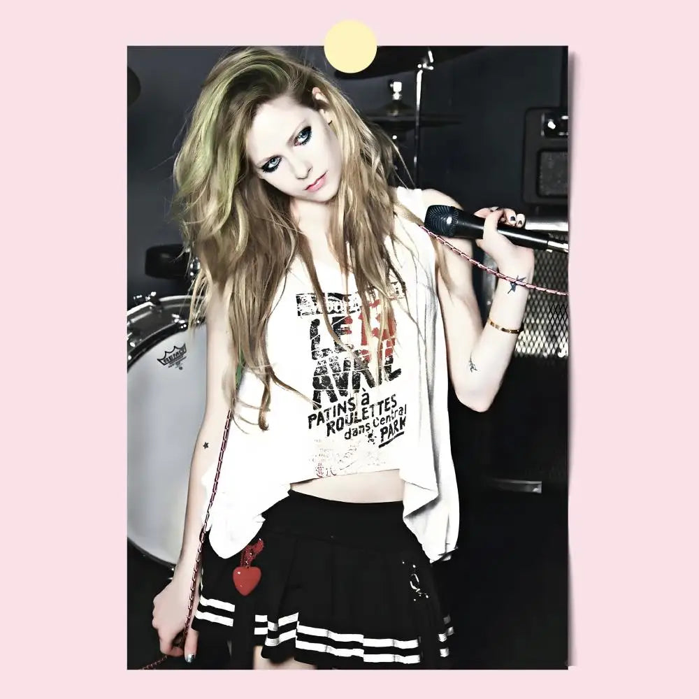 Avril Lavigne Waterproof Poster