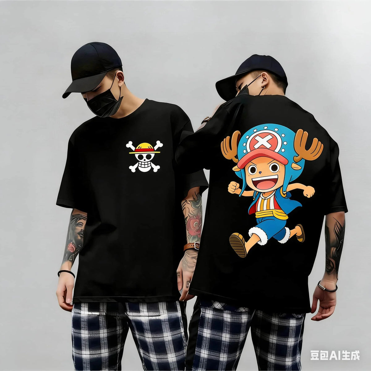 2026 Summer One Piece Luffy Retro Cosplay T-shirt Men's Oversized 3D Printed Short-sleeved Family Unisex Children's Sports Shirt