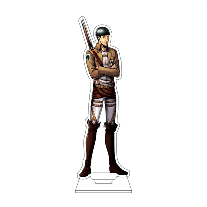 16CM Anime Attack on Titan Cosplay Acrylic Figure Stand Plate Ymir Sasha Braus Conny Springe Ornaments Gifts