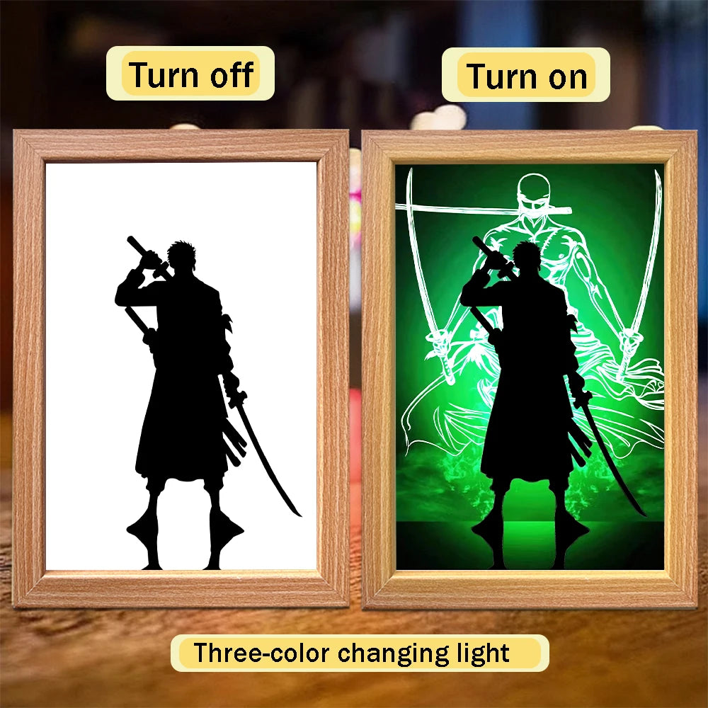 One Piece Luffy LED Frame