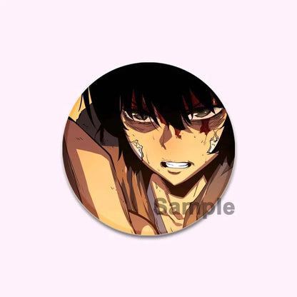 Solo Leveling Cheng Xiaoyu Button Pin