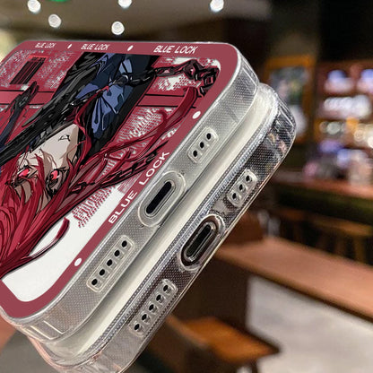 Blue Lock Transparent Phone Case