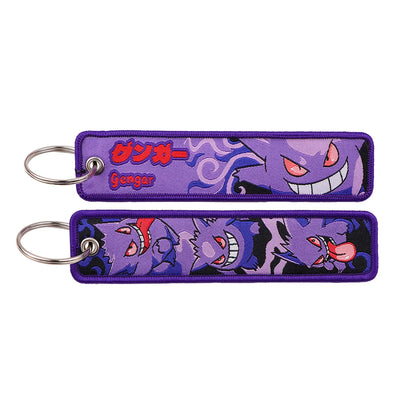 Anime Game Embroidery Keychain