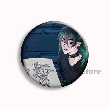The Kid at the Back Solivan Brooch Pin