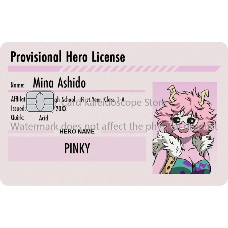 My Hero Academia Student ID Card Sticker
