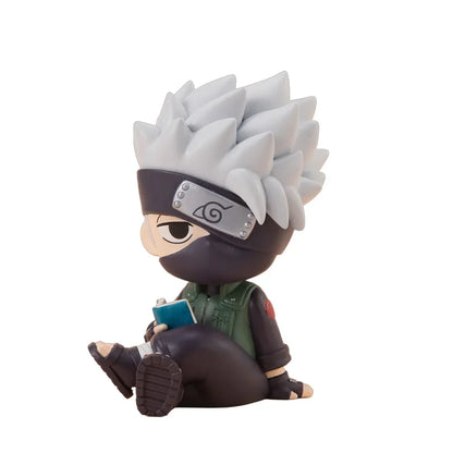 8pcs Set Anime Naruto Figure Kakashi Sasuke Uchiha Itachi Gaara  Haruno Sakura Action Figural Q Version PVC ModelToys Gift