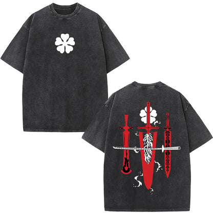Black Clover Yami Sukehiro Washed T Shirt
