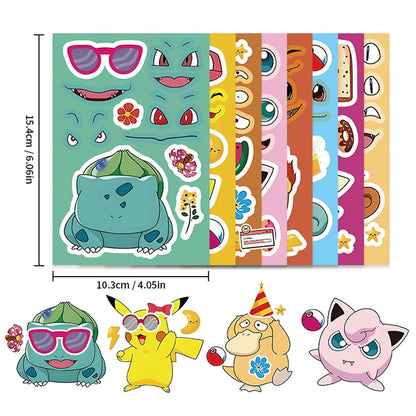 Pokemon Pikachu Puzzle Stickers