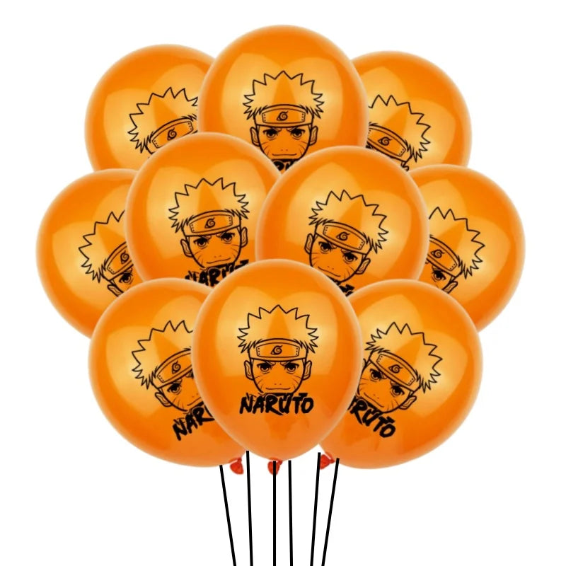 Naruto Latex Balloons Set