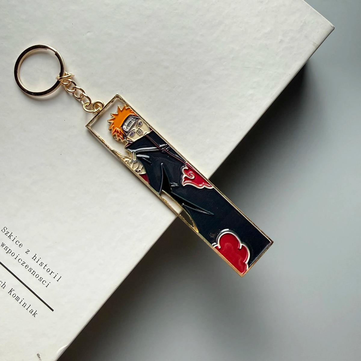 Anime Jet Metal Keychain