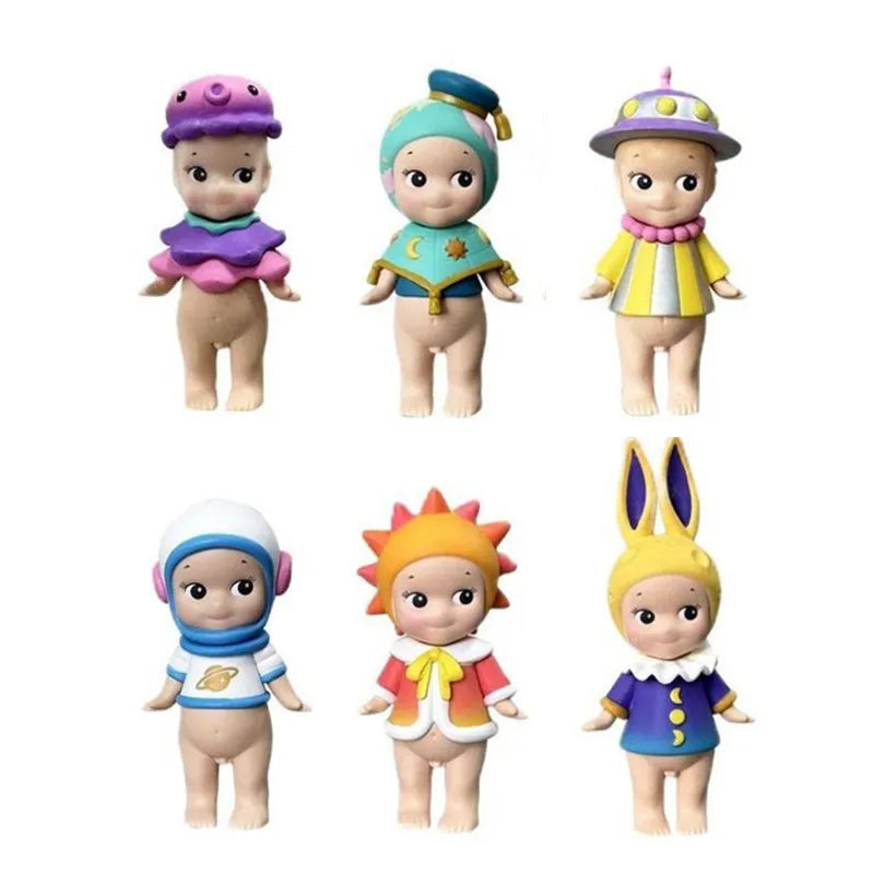 Cute Angel Space Series Blind Box Anime Figurines,Mystery Boxes Gifts  and Toys Desktop Decorations Cute Collectibles