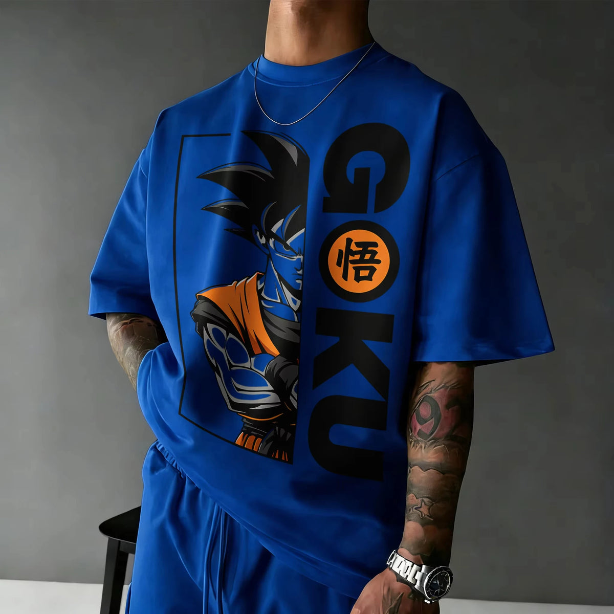 2026 New Summer Dragon Ball 40th Anniversary Wukong 100% Cotton Anime Printed T-shirt Extra Size Casual Streetwear Unisex Y2k
