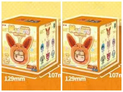 EAKI Naruto Shippuden Special Color Series Earphone Bag Blind Box Itachi Sasuke Cute Keychain Trendy Toys Surprise Pendants Gift