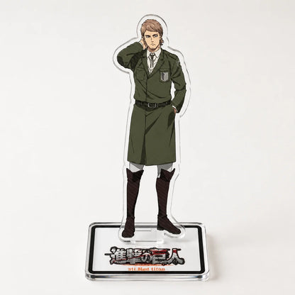 Attack On Titan Character Acrylic Stand Model Plate Anime Desktop Display Collectible Fan Gift Accessories Keychain Cartoon