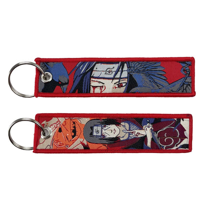 Classic Cartoon Embroidery Keychain