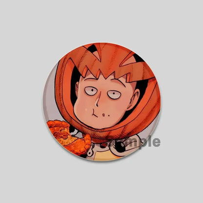 One Punch Man Saitama Brooch
