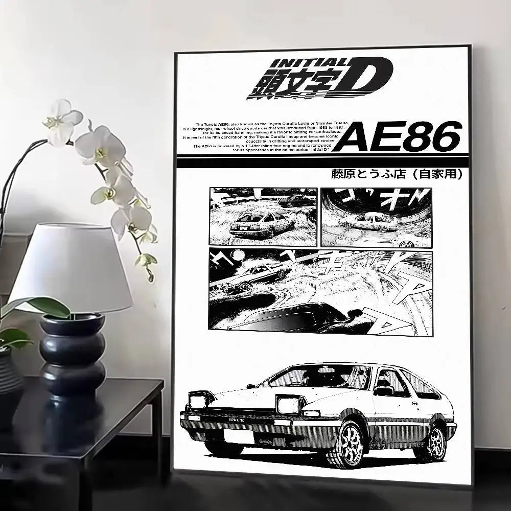 Initial D Poster Sticker