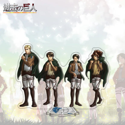 Attack on Titan Acrylic Stand 41-80 Anime Figure Custom Made One Piece Drop Shipping Wholesale Distributor Merchandise
