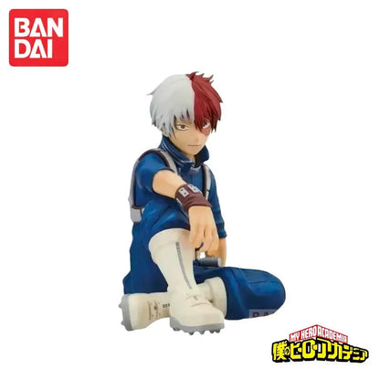 In Stock Original Bandai Banpresto My Hero Academia Todoroki Shoto Anime Characters Model Toy Birthday Present Garage