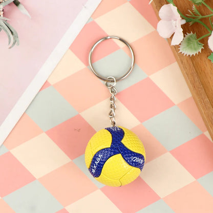Volleyball PVC Keychain