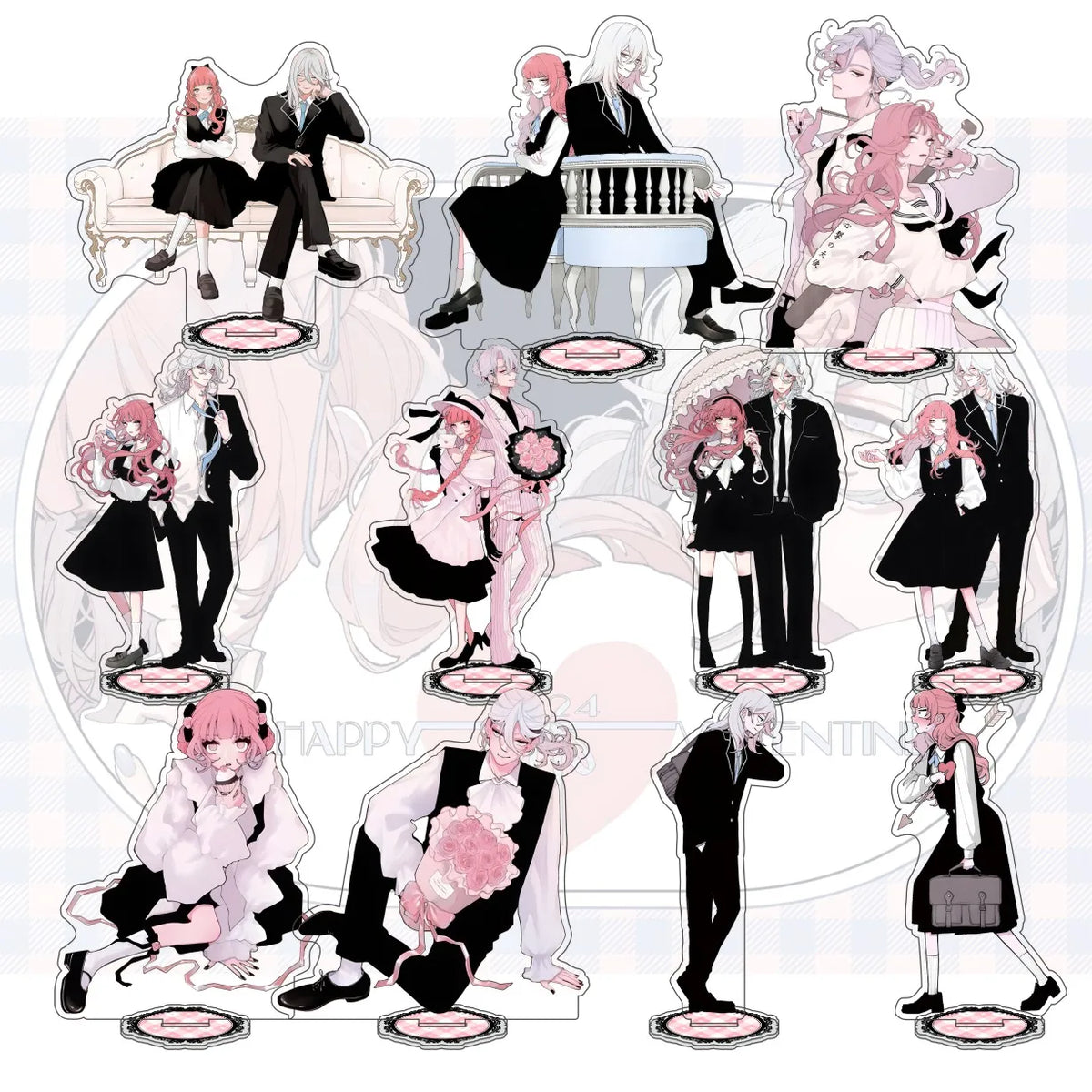 Anime Popular Manga Fall in Love, You False Angels 15cm Acrylic Figure