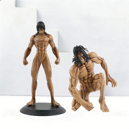 Attack on Titan Figure Eren Jaeger/Levi Giant Ver. Action Figure Collectible Model Doll Figure Toys Handmade Decorative Ornament