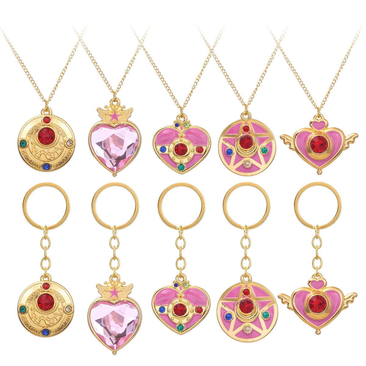 Sailor Moon Tsukino Usagi Enamel Keychain